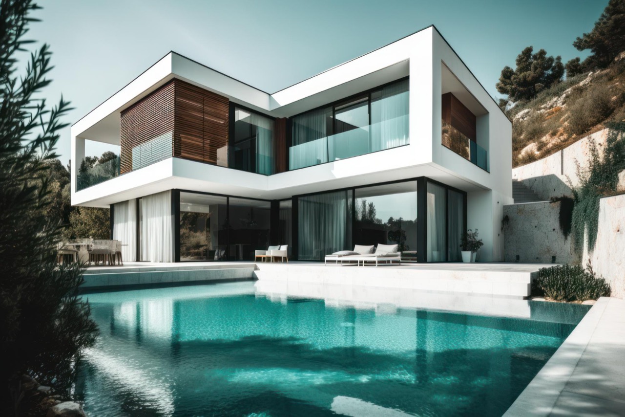Contemporary villa with pool offered for sale by PAH Immo