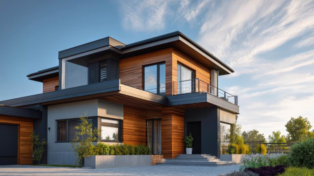 Contemporary villa offered by PAH Immo, real estate agency